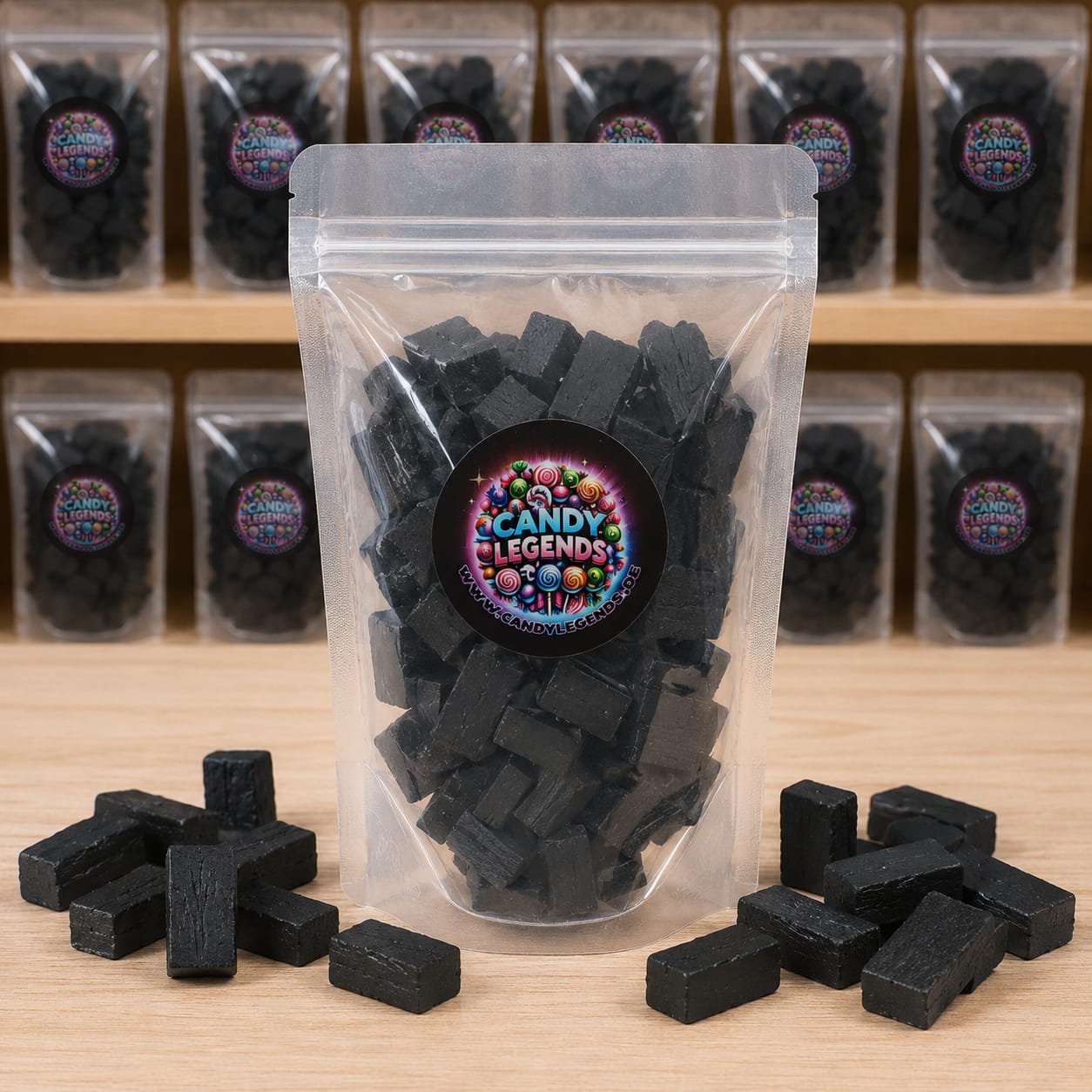 Premium Lakritz Fudge Würfel 300g Einzelsorte (Schweden)