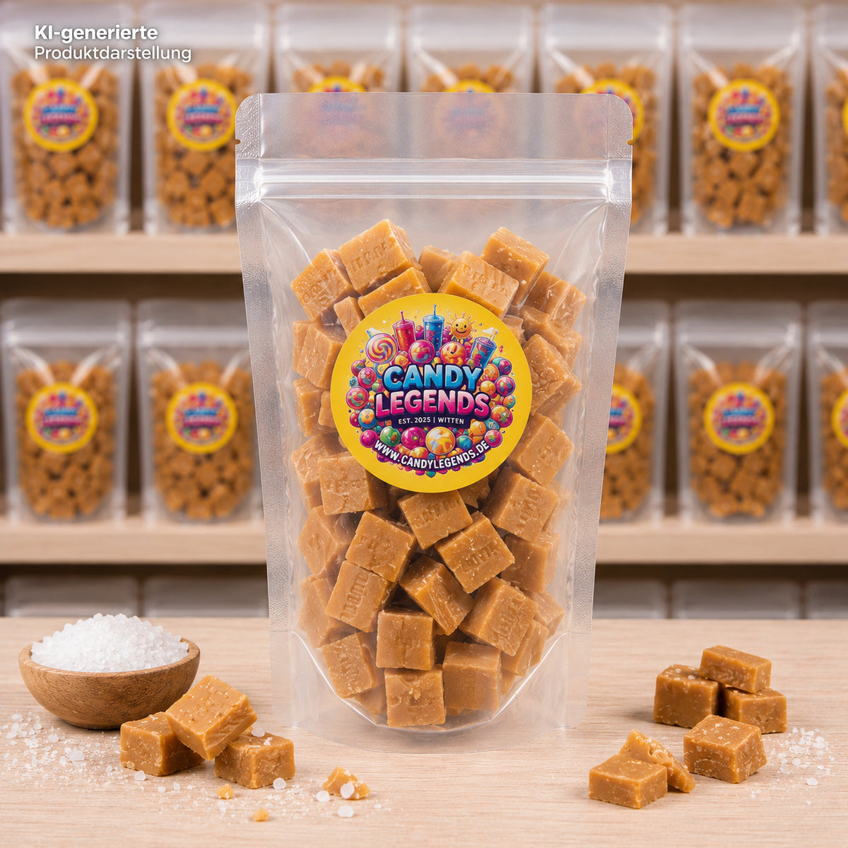 Salz Karamell Fudge Einzelsorte