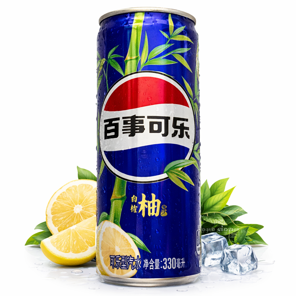Pepsi weiße Grapefruit & Grüner Bambus 330ml (China)
