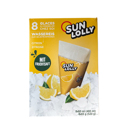 Sun Lolly Wassereis Zitrone