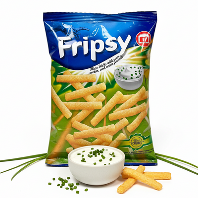 Fripsy Mega Pack - sour Cream & Onion Sticks 120g (halal)(Mazedonien)