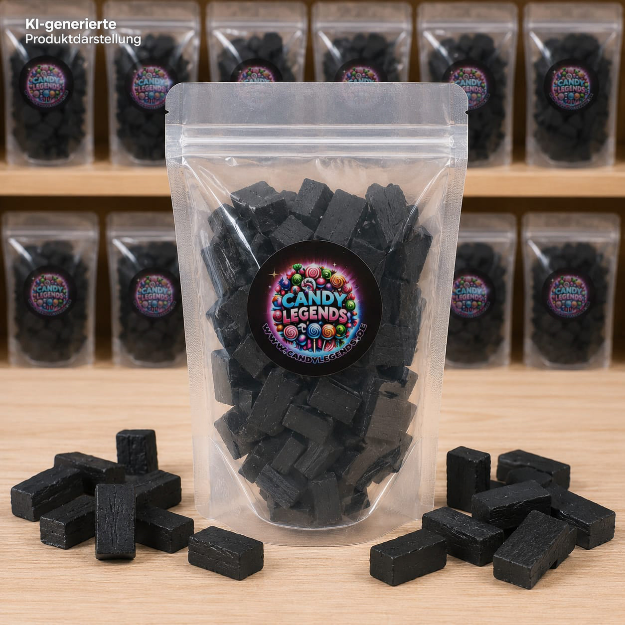Lakritz Fudge Würfel Einzelsorte (Schweden)