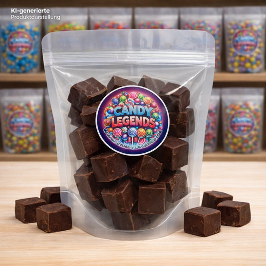 Schoko Fudge Würfel Einzelsorte