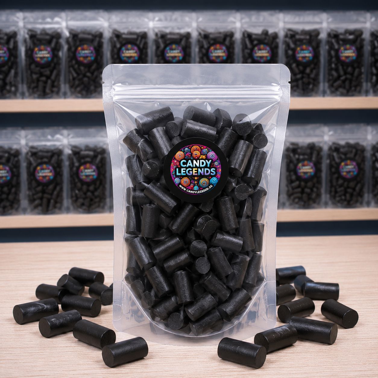 Kleine Lakritz Rollen 300g Einzelsorte