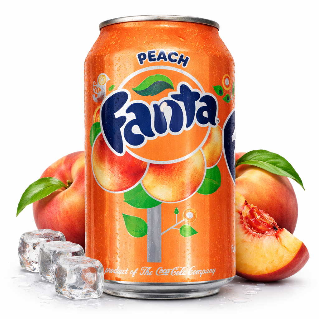 Fanta Peach 355ml (USA)(MHD 06.04.26)
