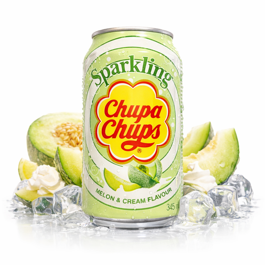 Chupa Chups Sparkling - Melon & Cream Flavour 345ml