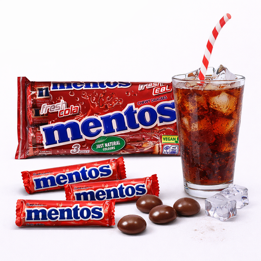 3x Mentos Fresh Cola