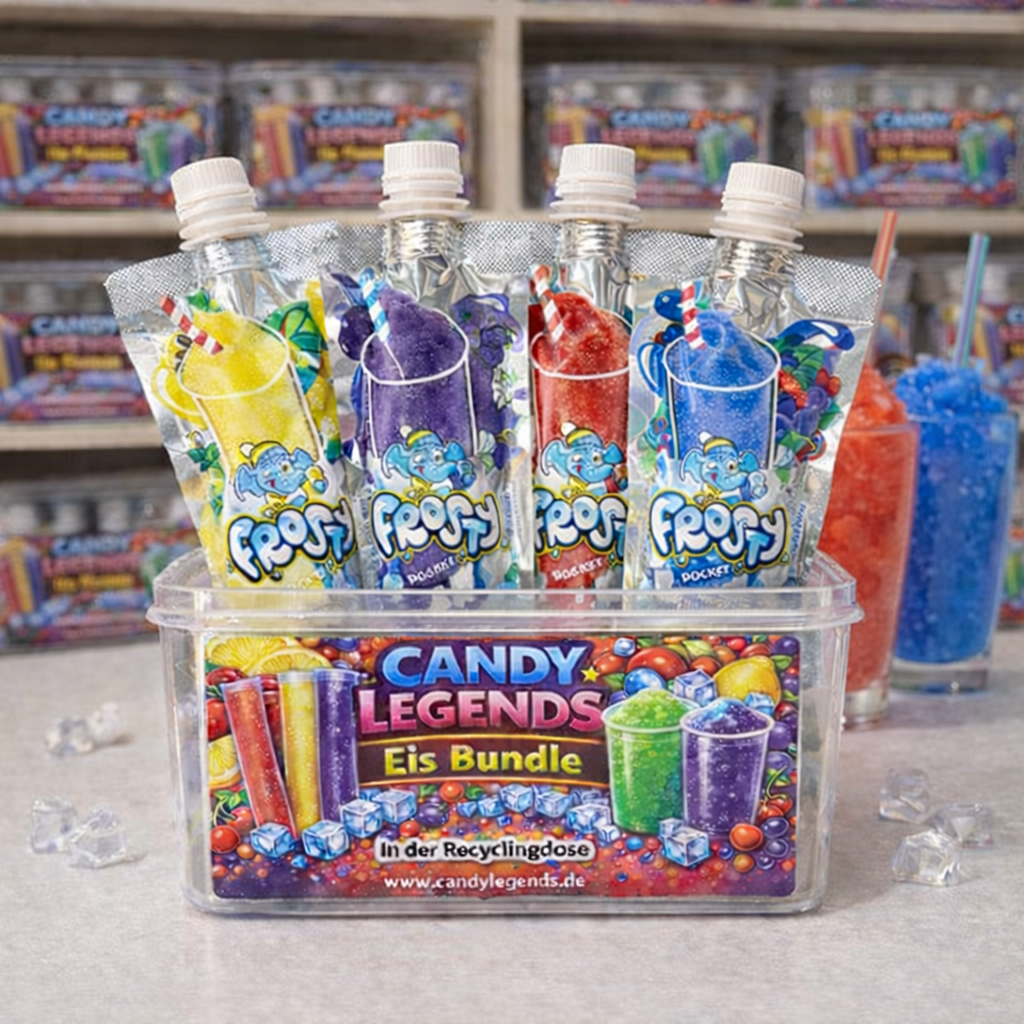Frosty Slush Eis Bundle 600g (4 Sorten)♻️